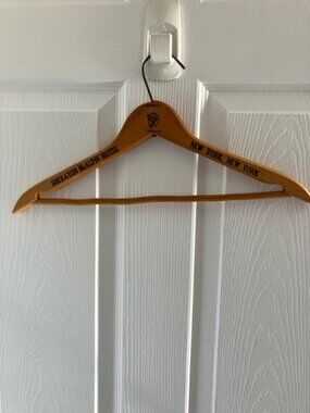 Vintage Wooden Hotel Hanger – Sheraton McAlpin Hotel, New York City
